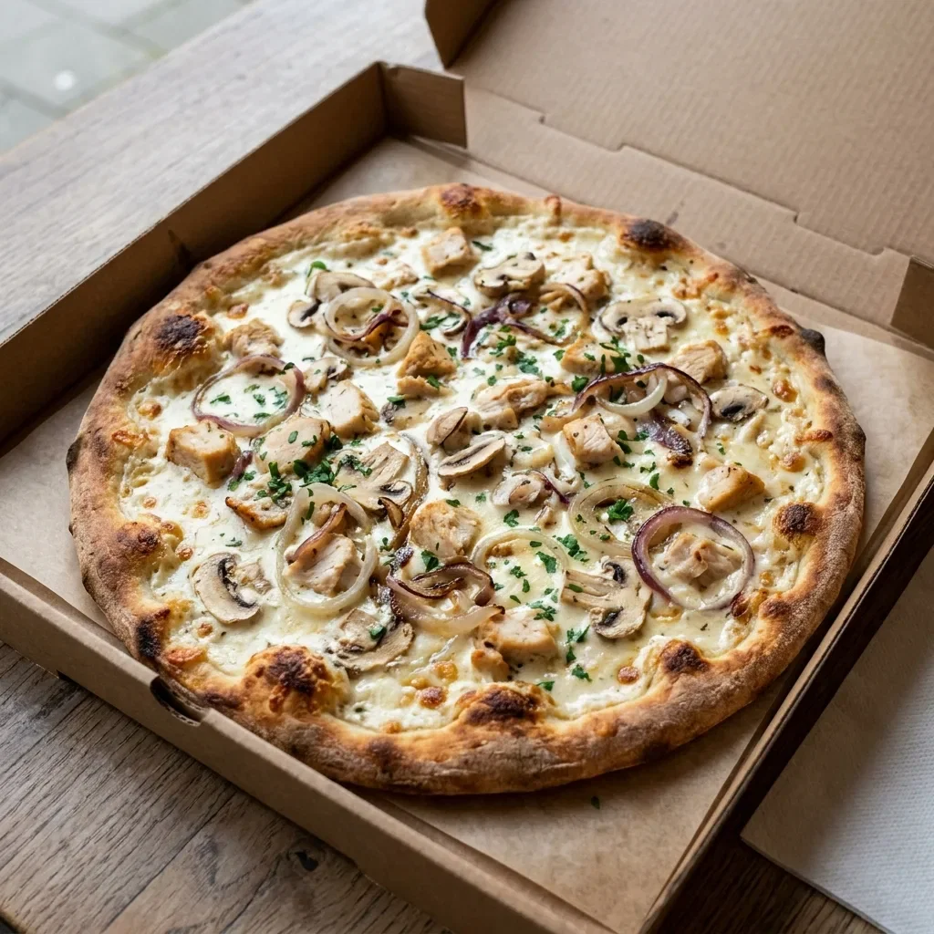 Pizza roomlie kip medium