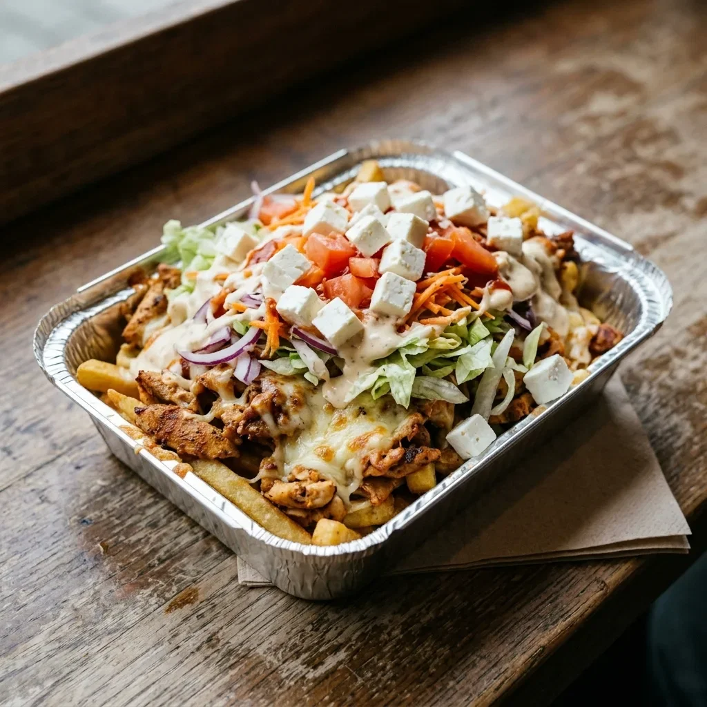 Kapsalon kip feta groot