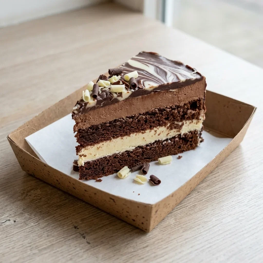 Day & night chocolate cake