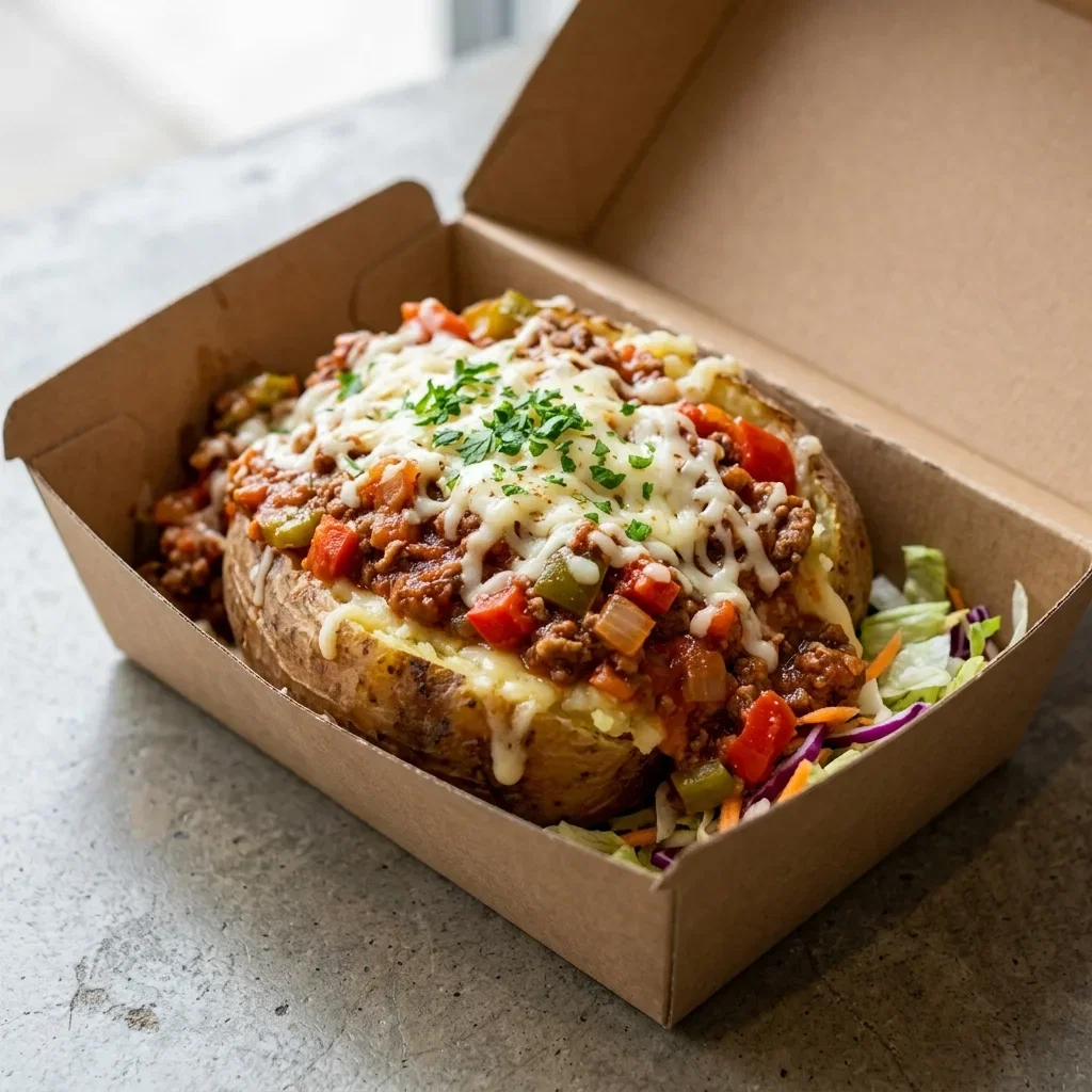 Kumpir bolognaise