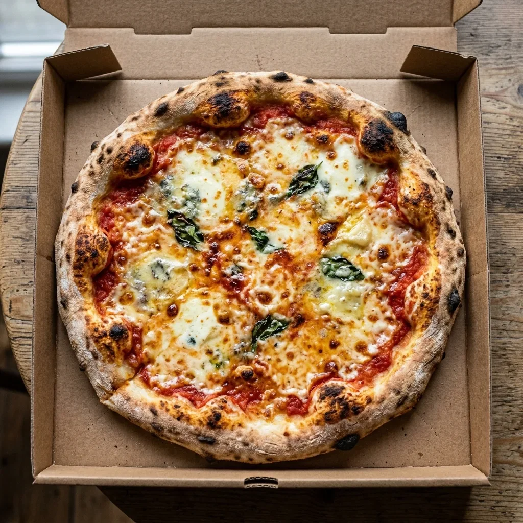 Pizza quattro formaggi