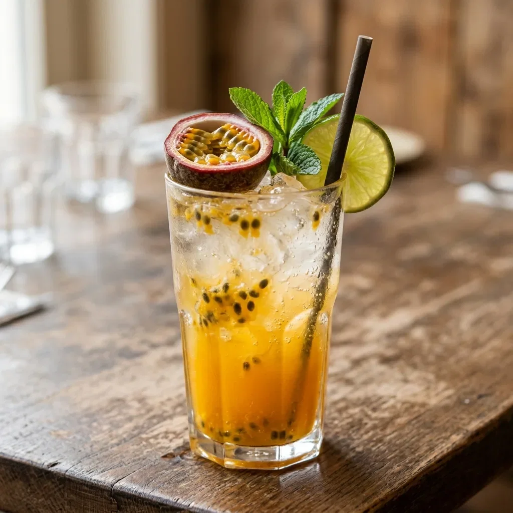Mocktail passion fruit