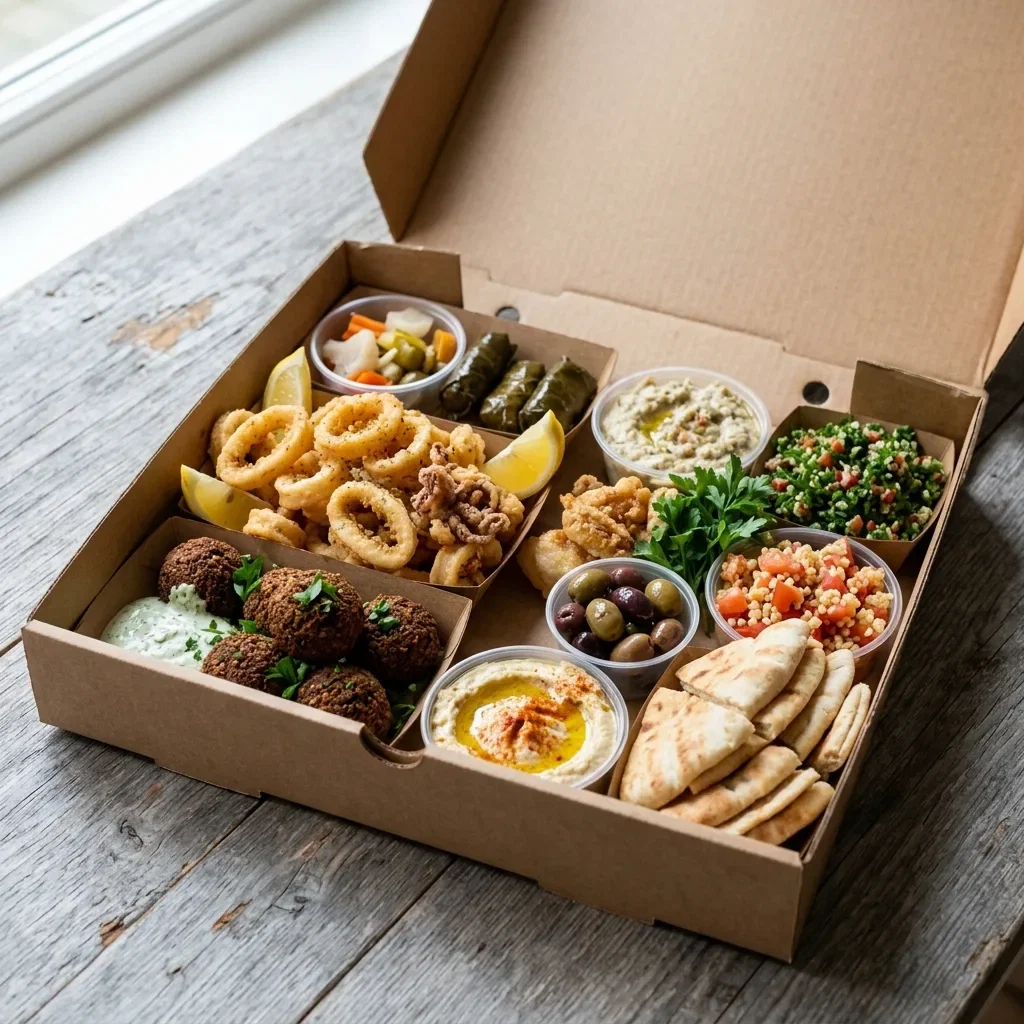 Mezze mix 4 personen
