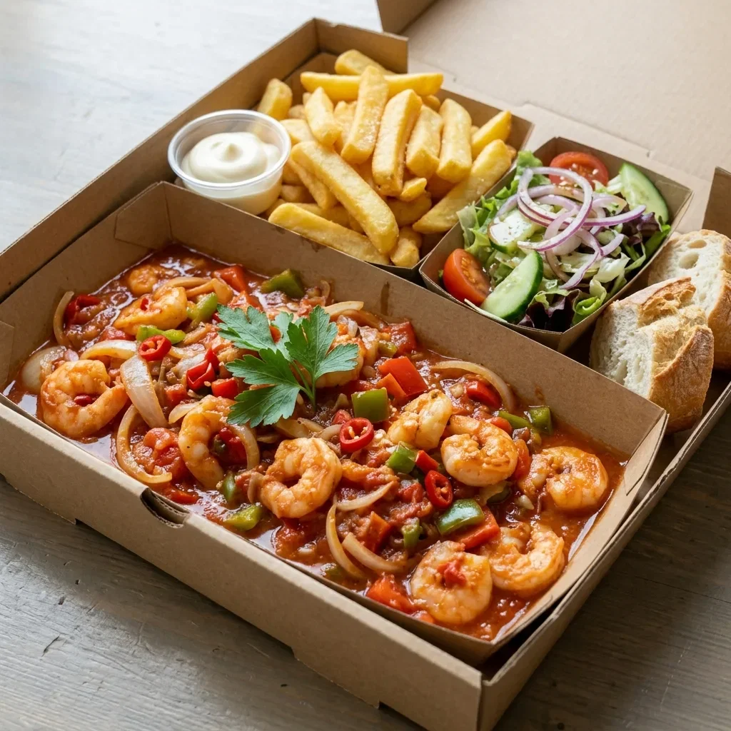 Schotel scampi