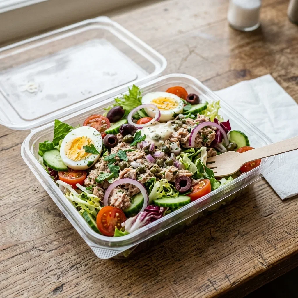 Salade mix tonijn