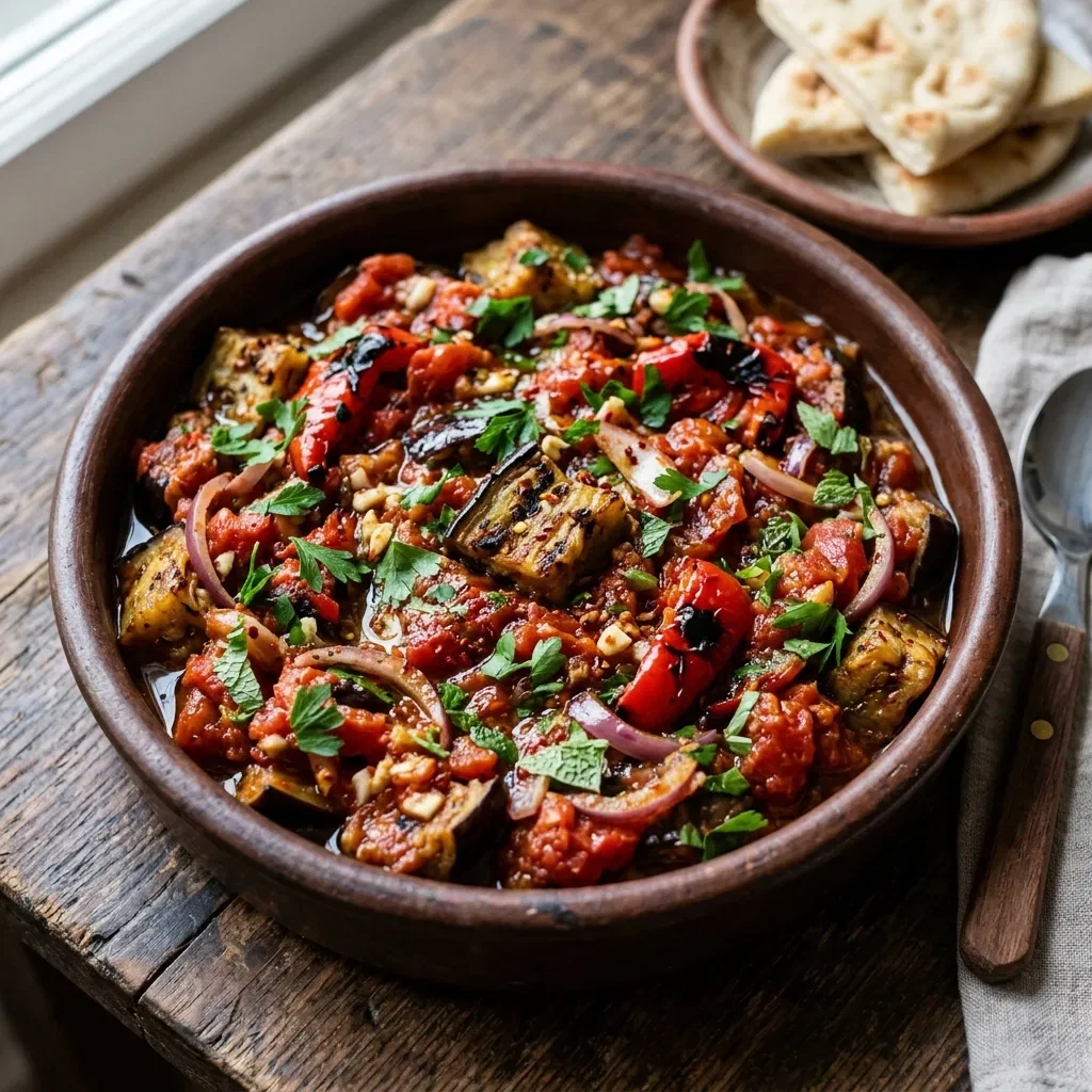 Aubergine salade