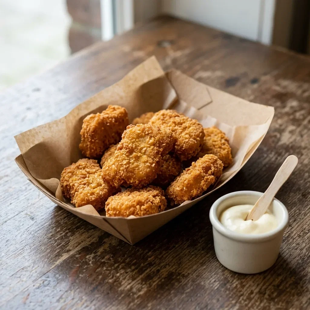 Crispy chicken nuggets