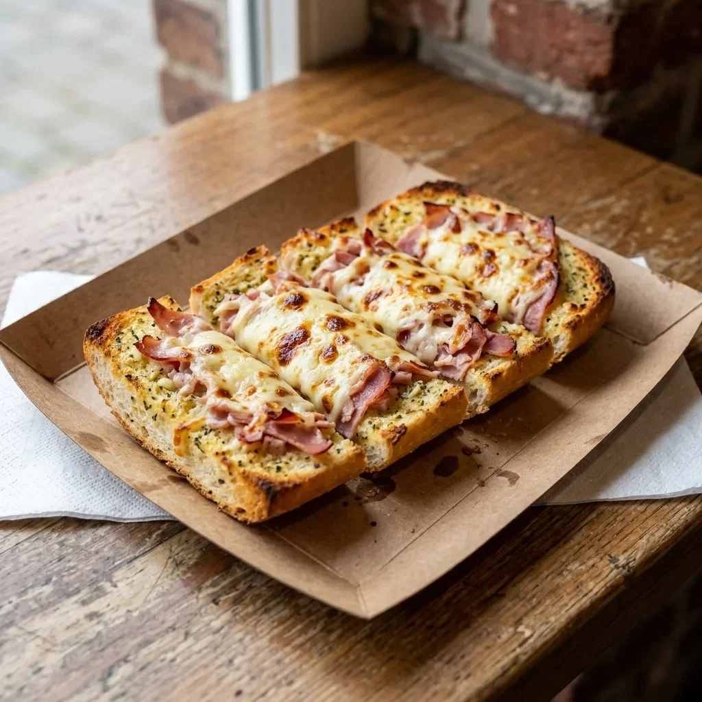 Lookbrood met kaas en ham