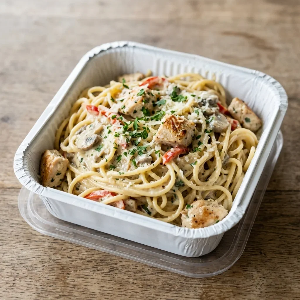 Spaghetti pollo