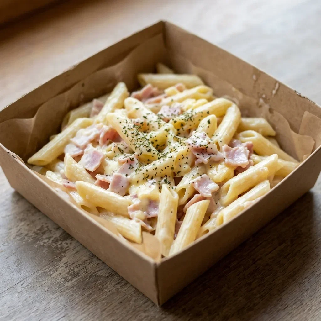 Penne carbonara