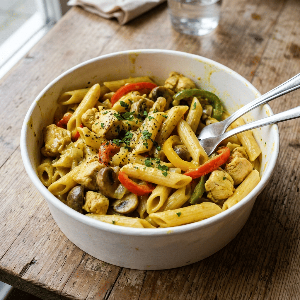 Pasta Curry Polla