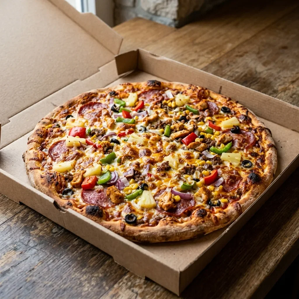 Pizza full option large