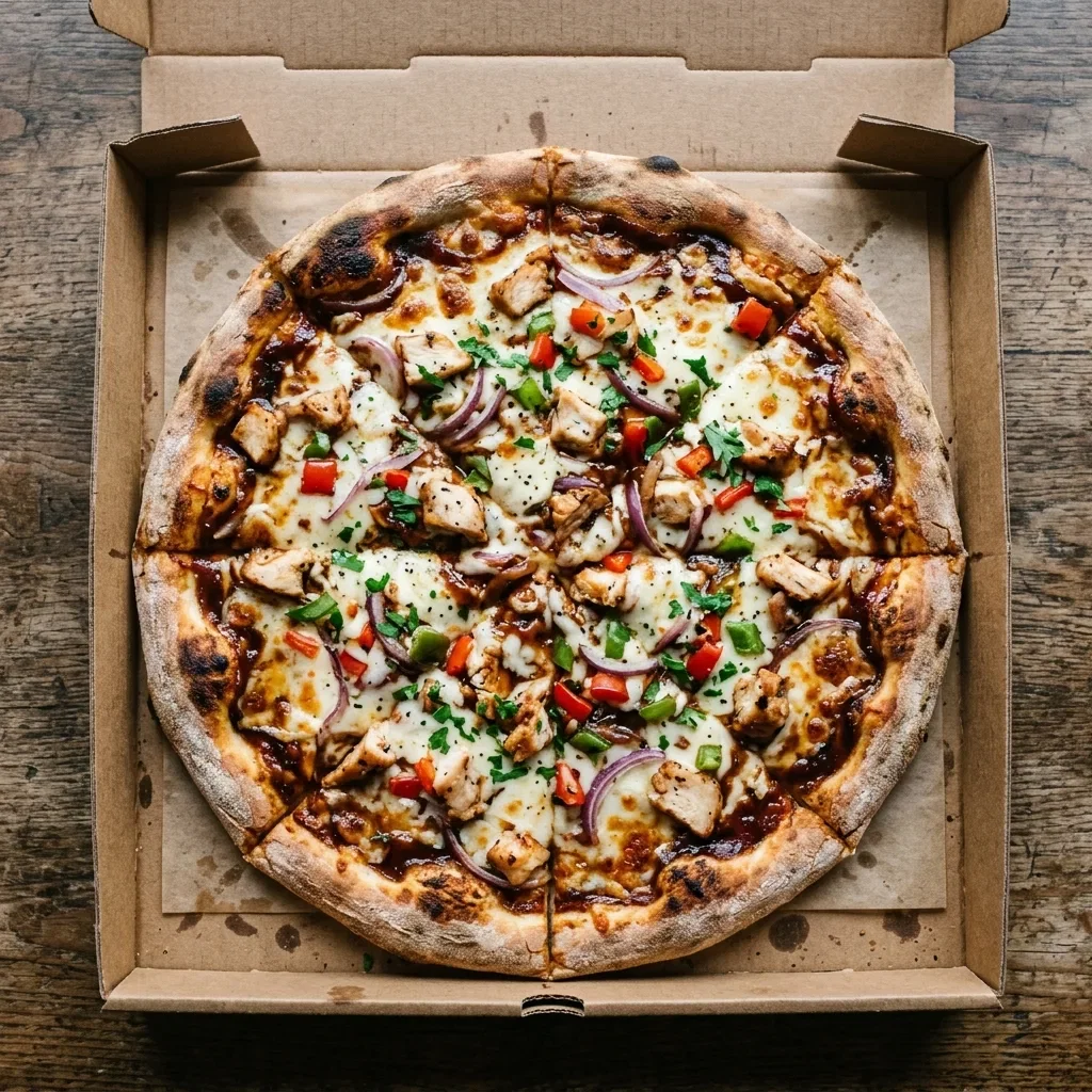 Pizza bbq chicken large