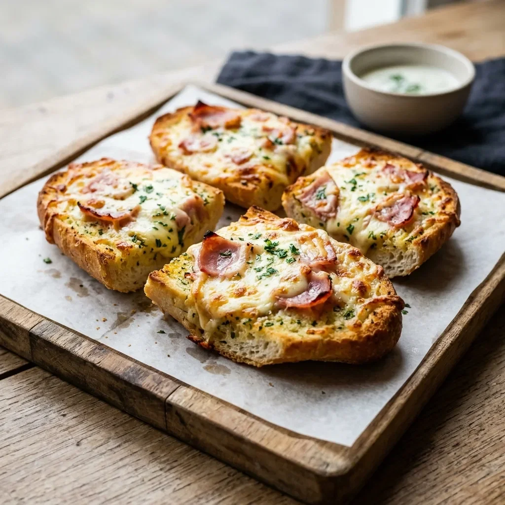 Lookbrood kaas en ham