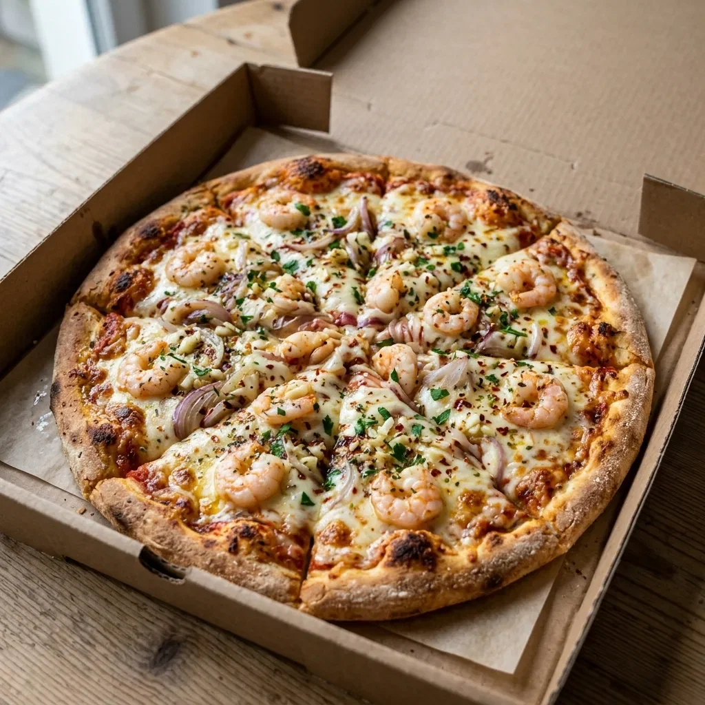 Pizza scampi royal medium