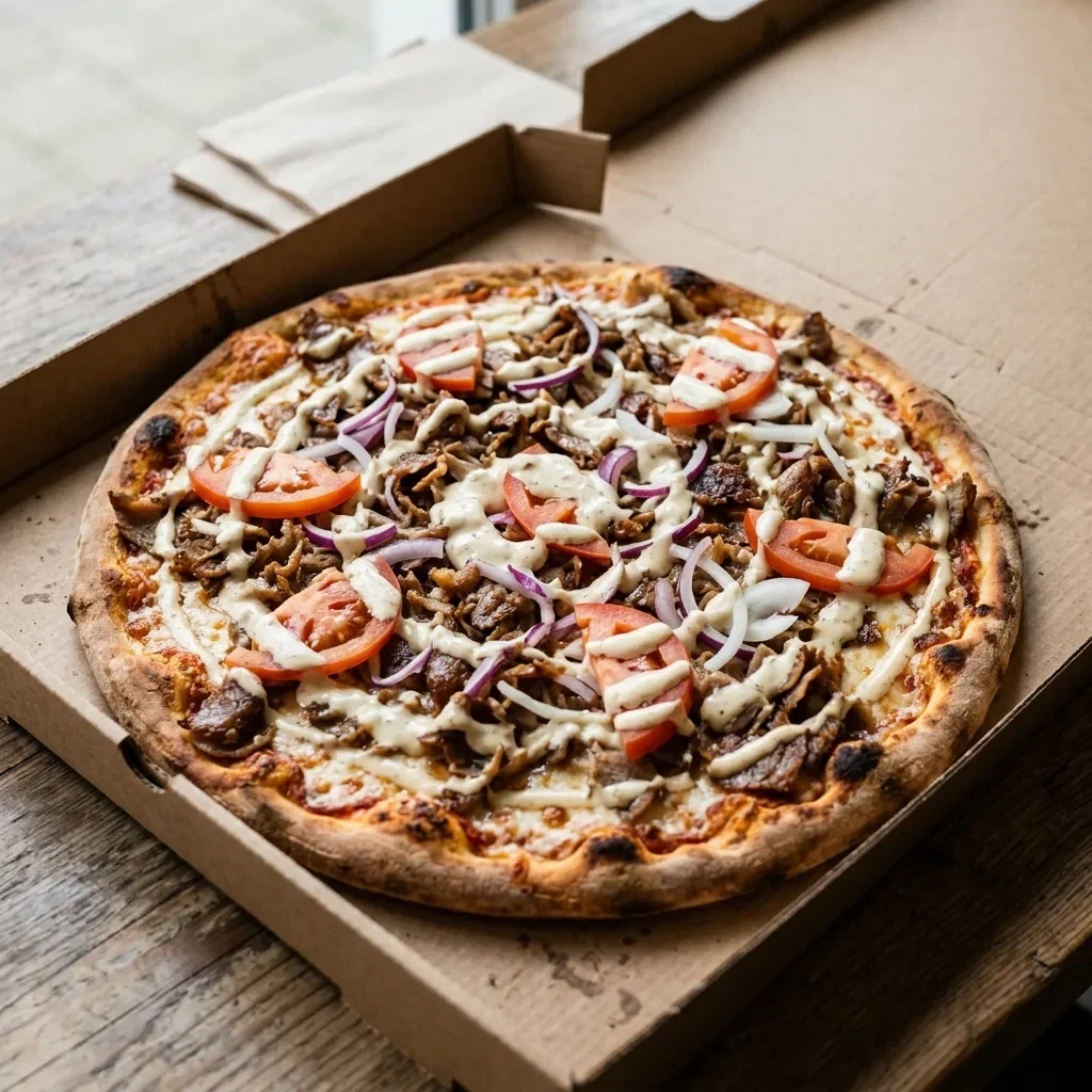 Pizza pizza kebab large