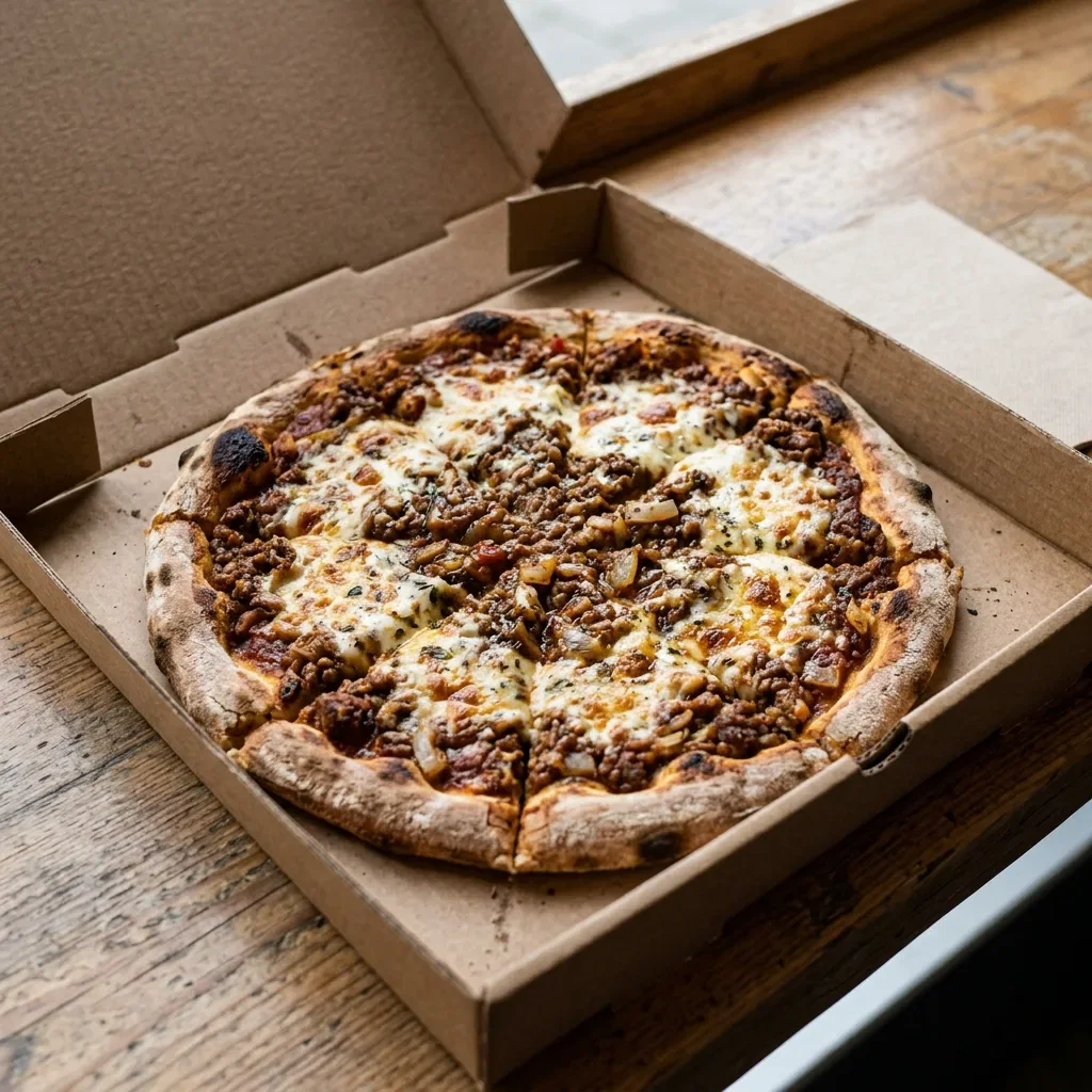 Pizza bolognaise medium