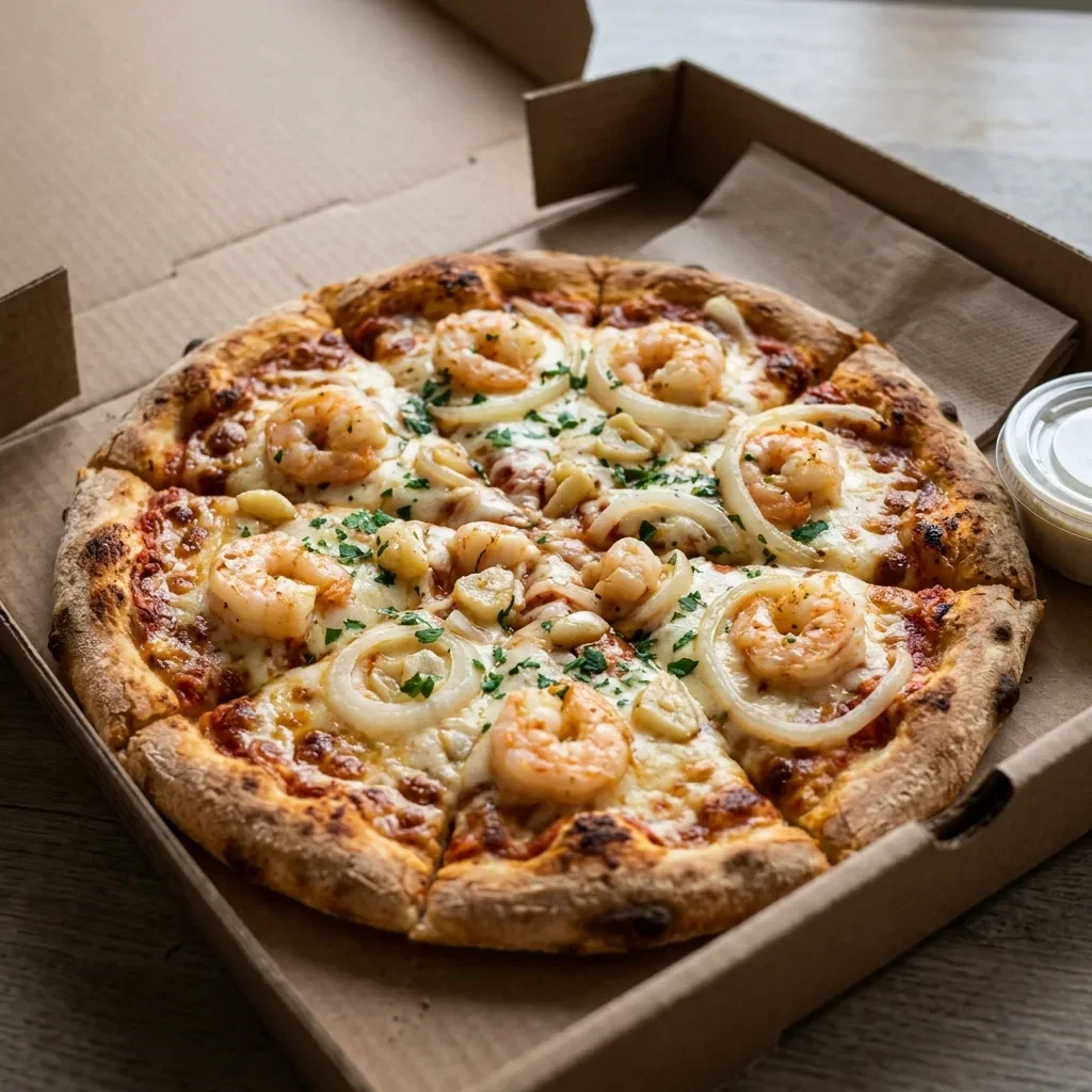 Pizza scampi royal small