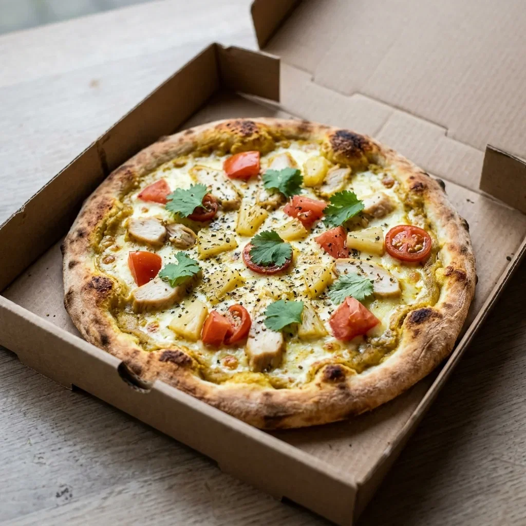 Pizza curry oriental small