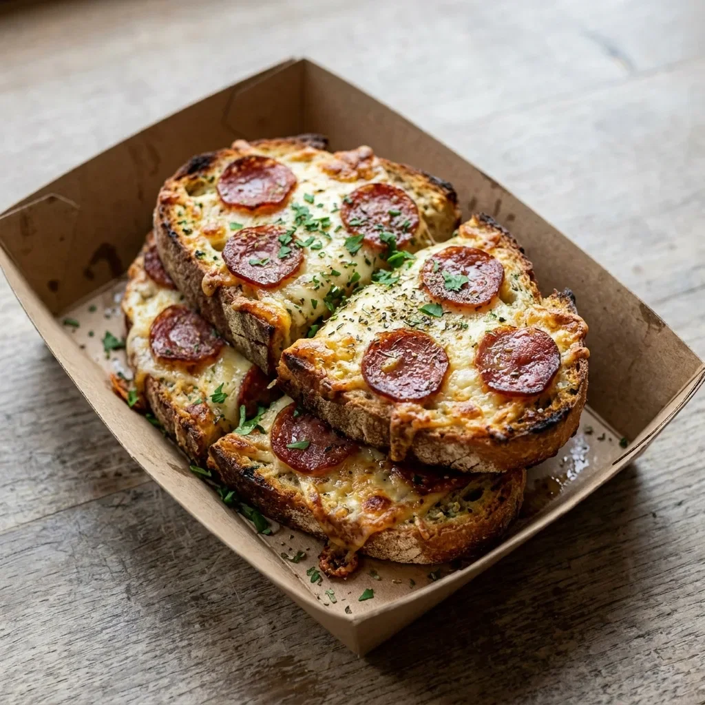 Lookbrood kaas en salami