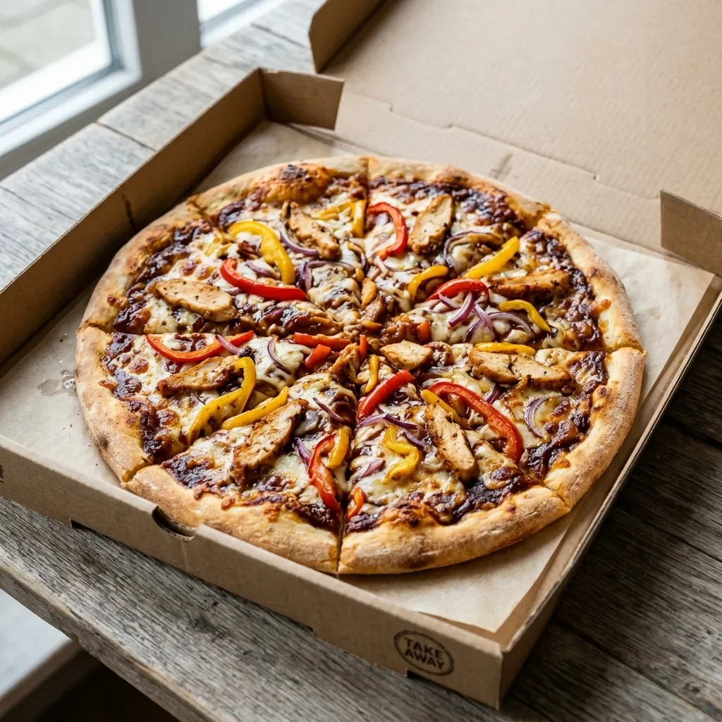 Pizza bbq chicken medium