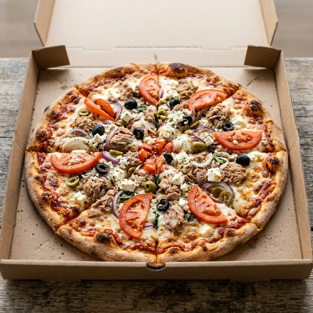 Pizza mediterranean large