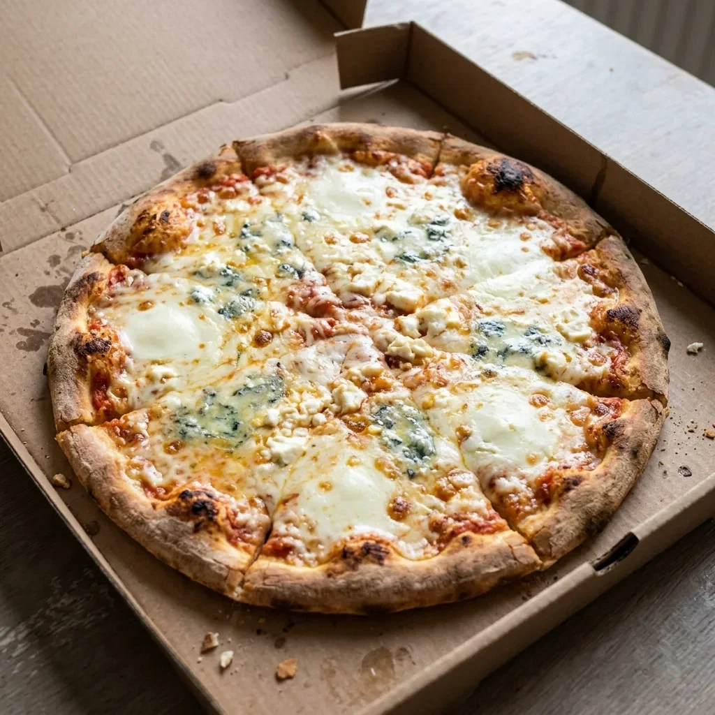Pizza 4 cheese large