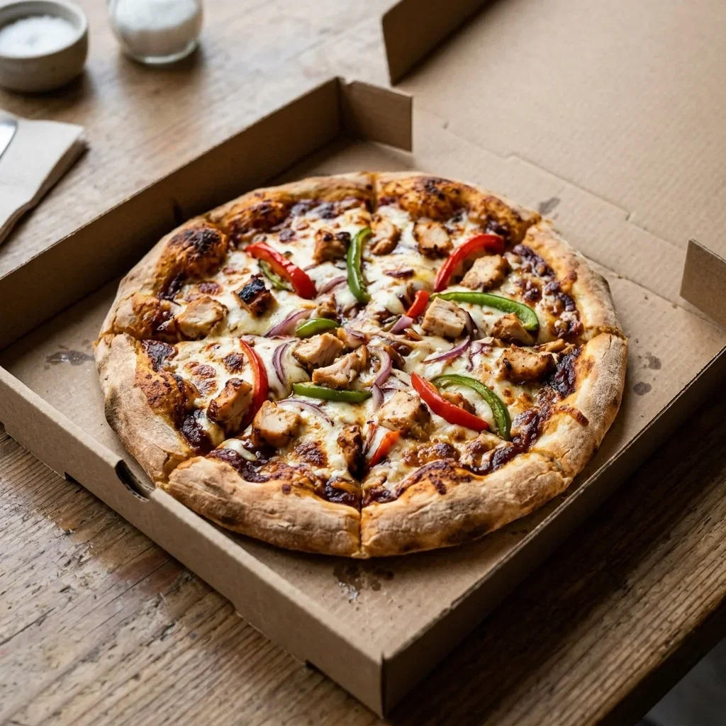 Pizza bbq chicken small