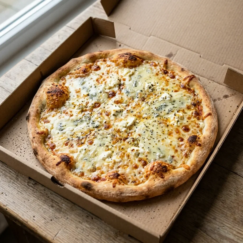 Pizza 4 cheese medium