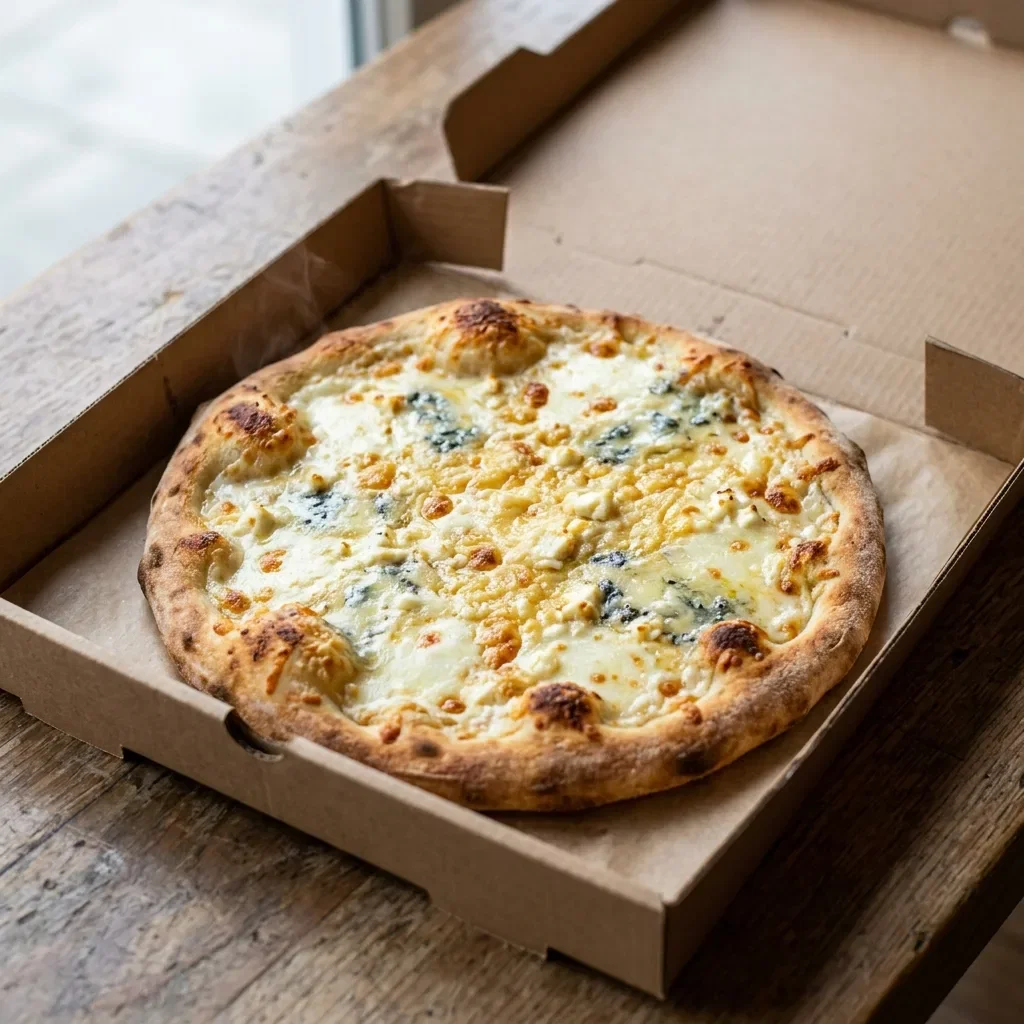 Pizza creamy cheese small