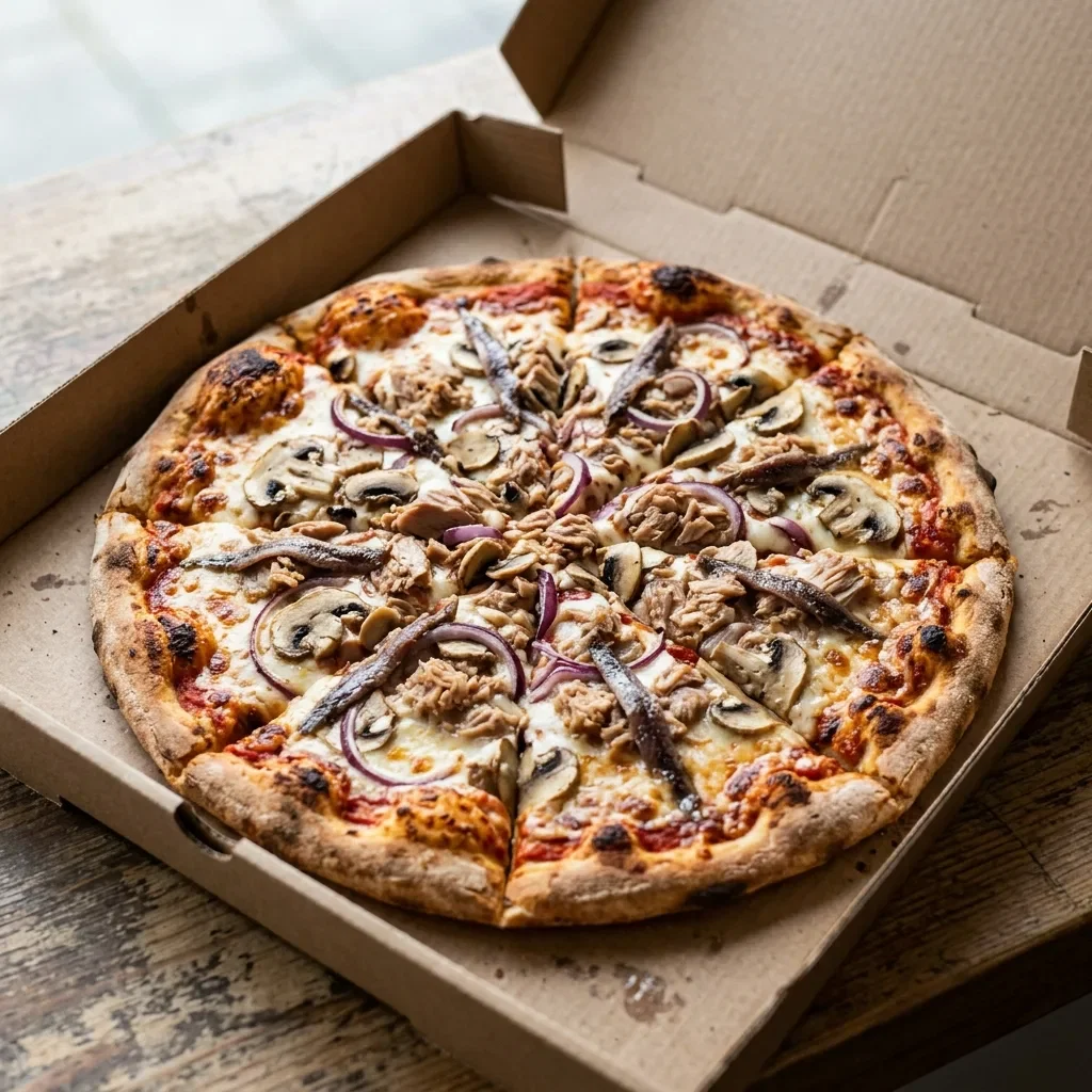 Pizza multi fish medium