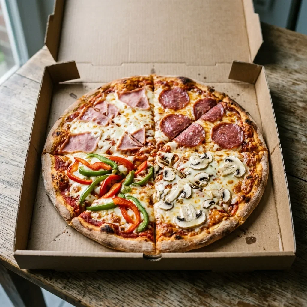 Pizza 4 seasons medium