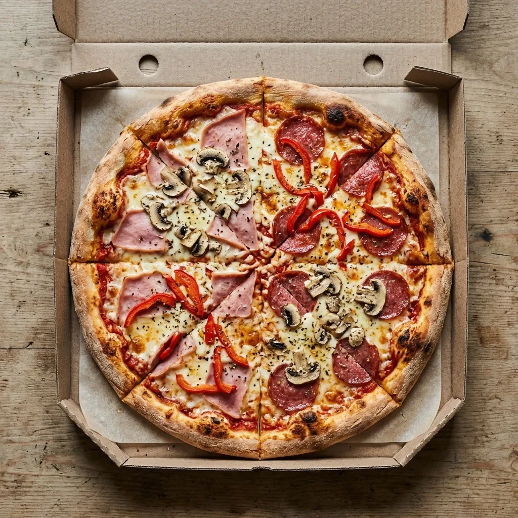 Pizza 4 seasons large
