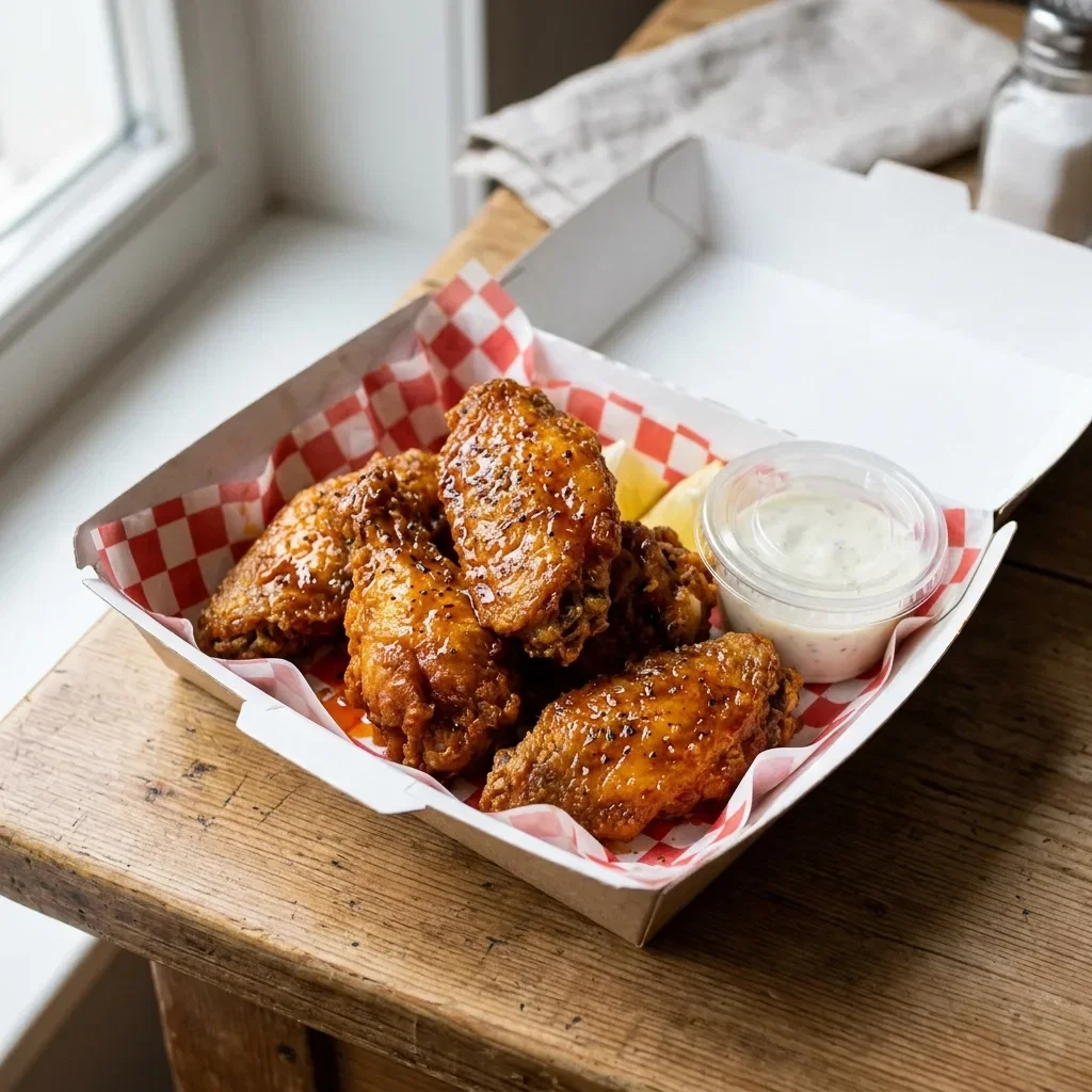 Hot chicken wings 5 stuks