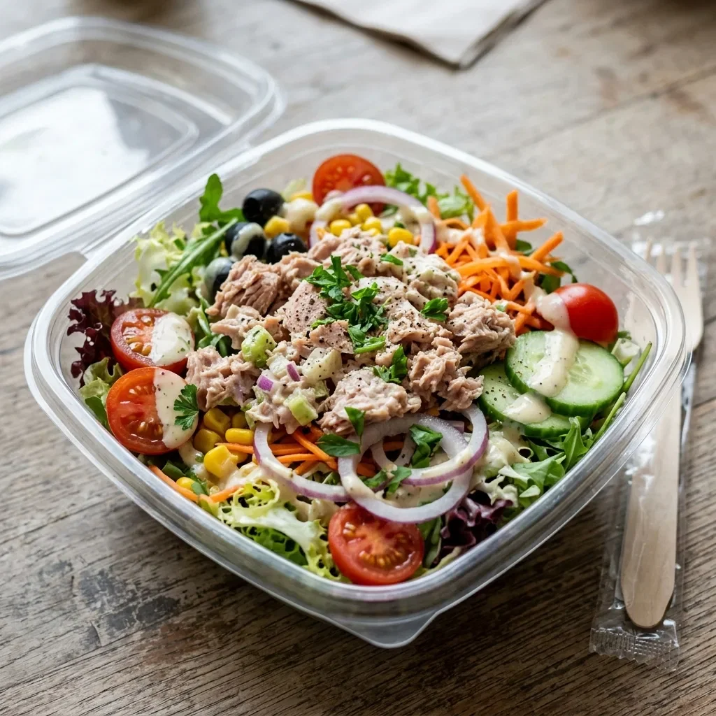 Salade mix tonijn
