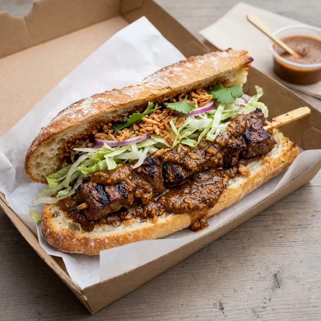 Franse brood rund sate