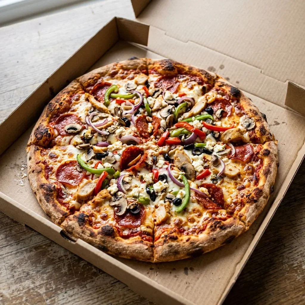 Stel zelf pizza samen Large