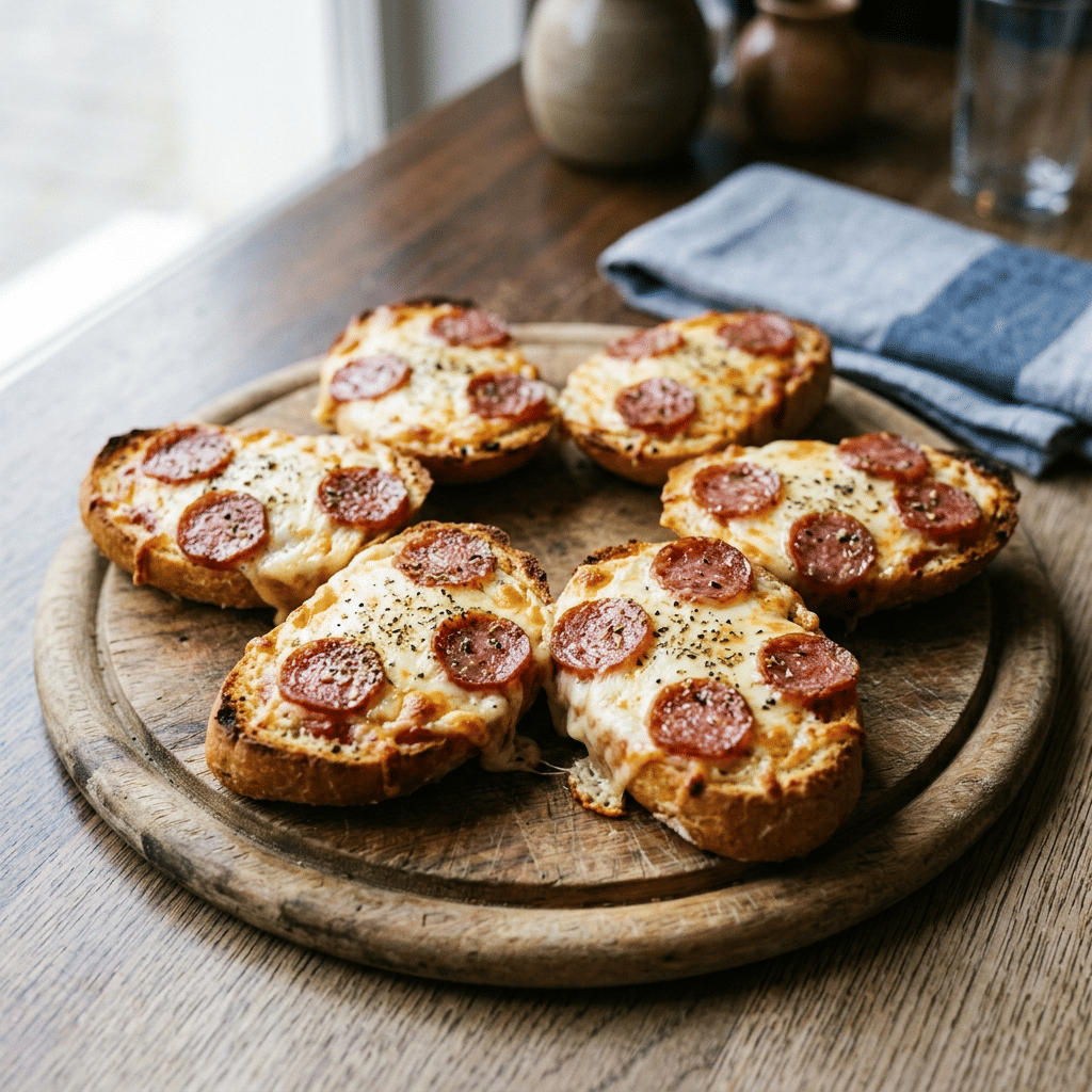 Lookbroodjes met kaas en salami