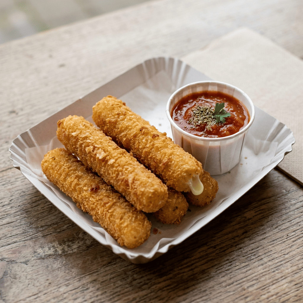 Mozzarella sticks 4 stuks