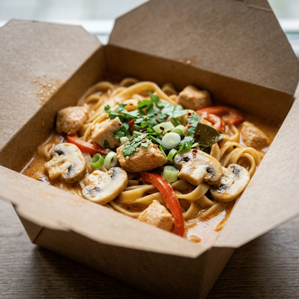 Pasta Chicken thaï