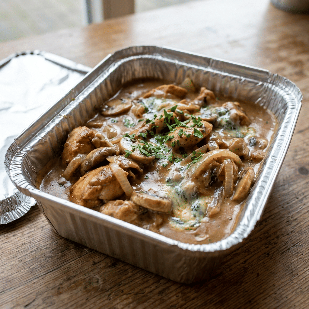 Pollo gorgonzola schotel