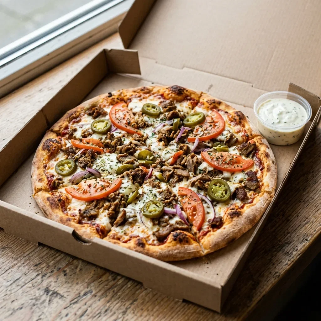 Spicy pizza medium