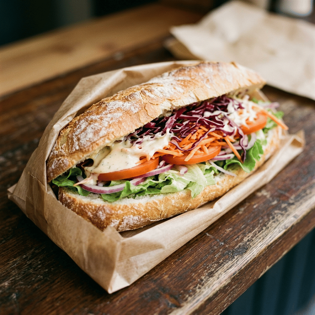 Broodje vegetarisch groot