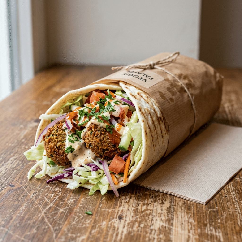 Durum veggie falafel