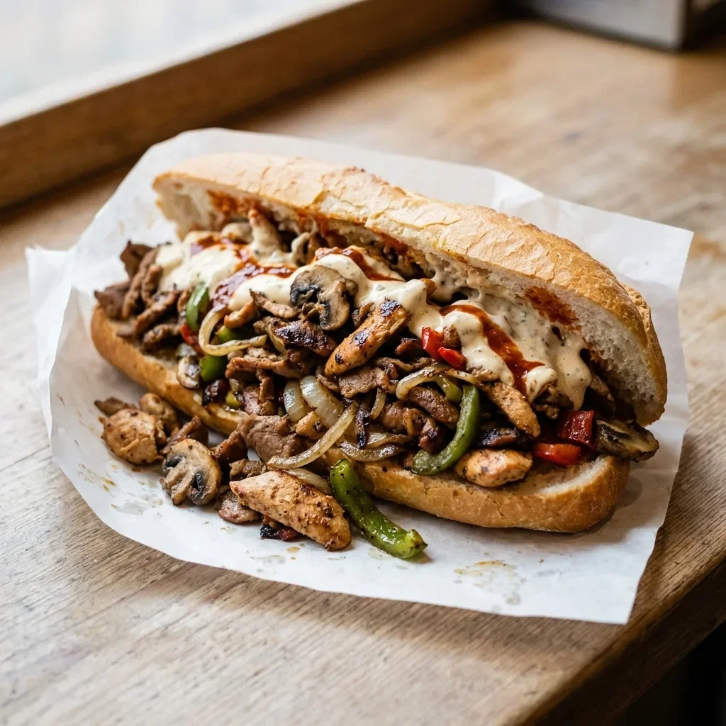 Broodje shoarma mix speciaal groot