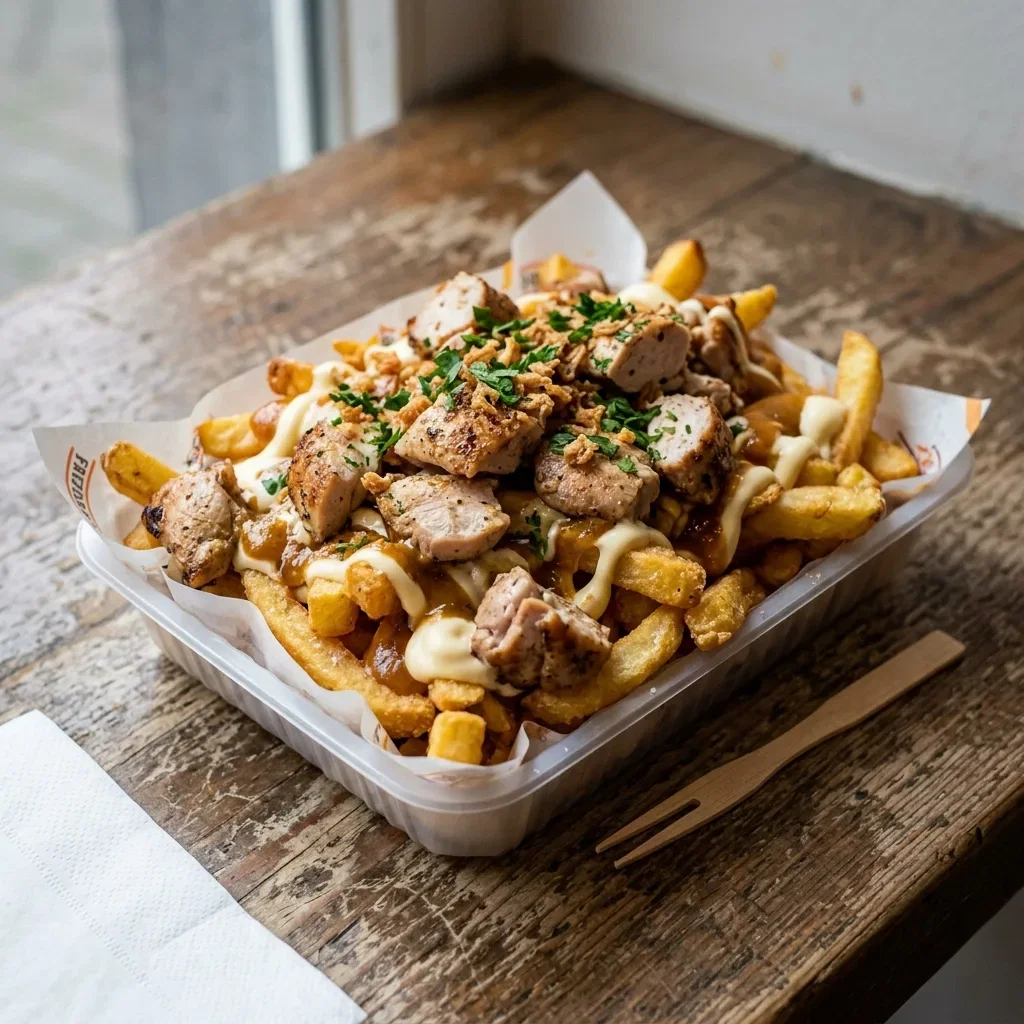 Friet kip