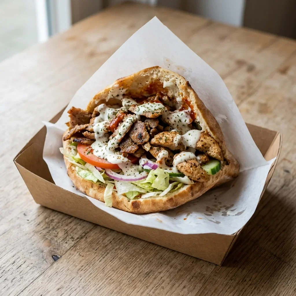 Broodje shoarma mix groot