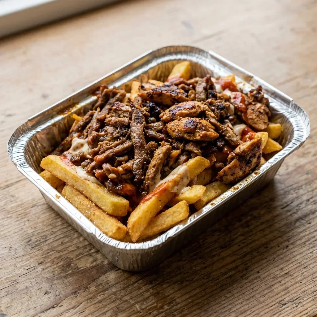 Friet shoarma mix