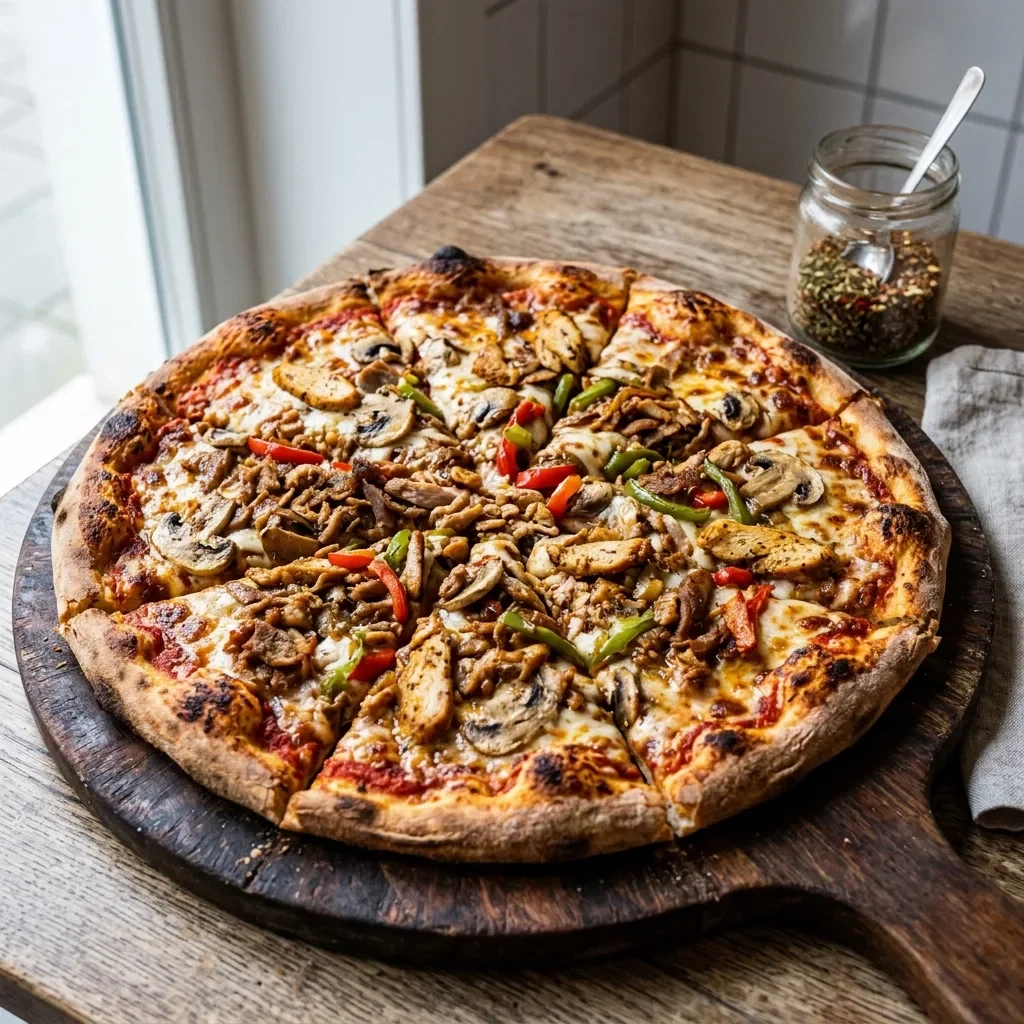 Pizza shoarma mix