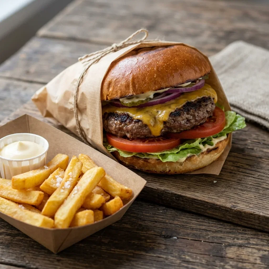 Meat burger (huisgemaakt)
